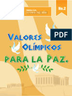 Cartilla 2 Valores Olímpicos para La Paz