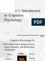 Chapt 1 Introduction To Cognitive Psych