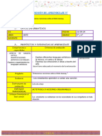 Esquema de Sesion V Ciclo