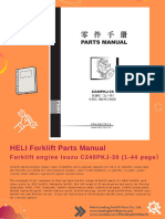 Heli Forklift Engine Parts Manual C240PKG