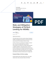Risks and Mitigation Strategies of FinTech Lending For MSMEs - LinkedIn