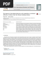 2017 RIBF Tan - The Impacts of Risk-Taking Behaviour and Competition On Technical Efficiency - Evidence From The Chinese Banking Industry