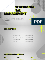 Scope of Regional Financial Management - Kelompok 1