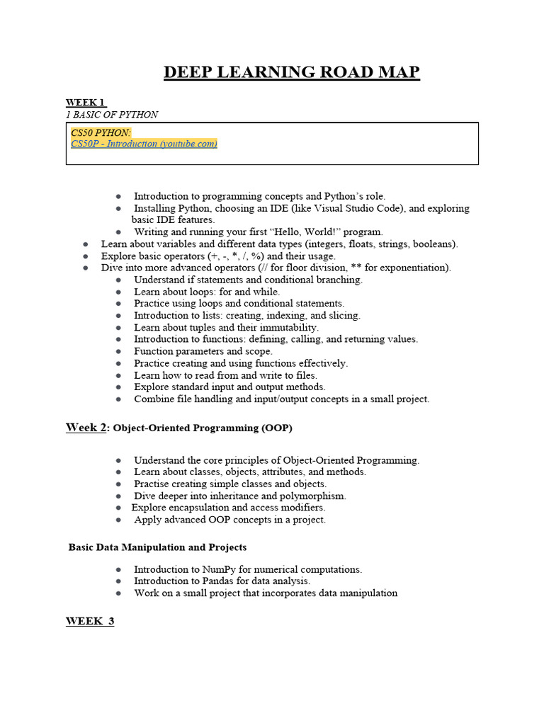 Deep Learning Curriculum Overview | PDF | Deep Learning | Artificial ...