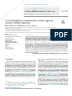 A Risk-Based Approach To Determination of Optimal Inspection Intervals For Buried Oil Pipelines