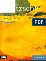 Mas Alla Del Bien y Del Mal - Friedrich Nietzsche