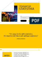 Materi 1 - Pengantar Statistika