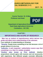 Research Methodology - 2017-18