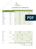 Accounting Spreadsheet Templates For Small Business (WWW - crafTI.pro)
