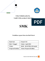 Soal Us Pai Dan BP SMK 2024