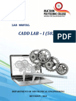 5027 Cadd Lab I