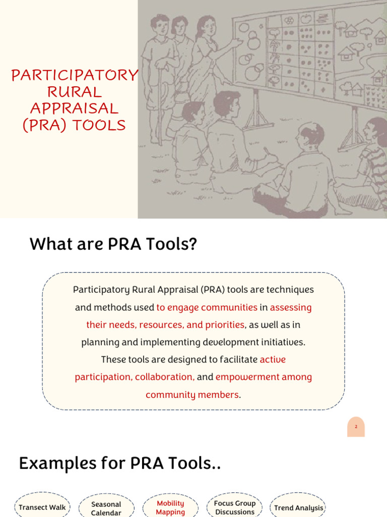 Overview of PRA Tools and Techniques | PDF | Water | Matrix (Mathematics)
