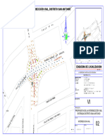 Plano de Propuesta de Interseccion Vial - San Antonio