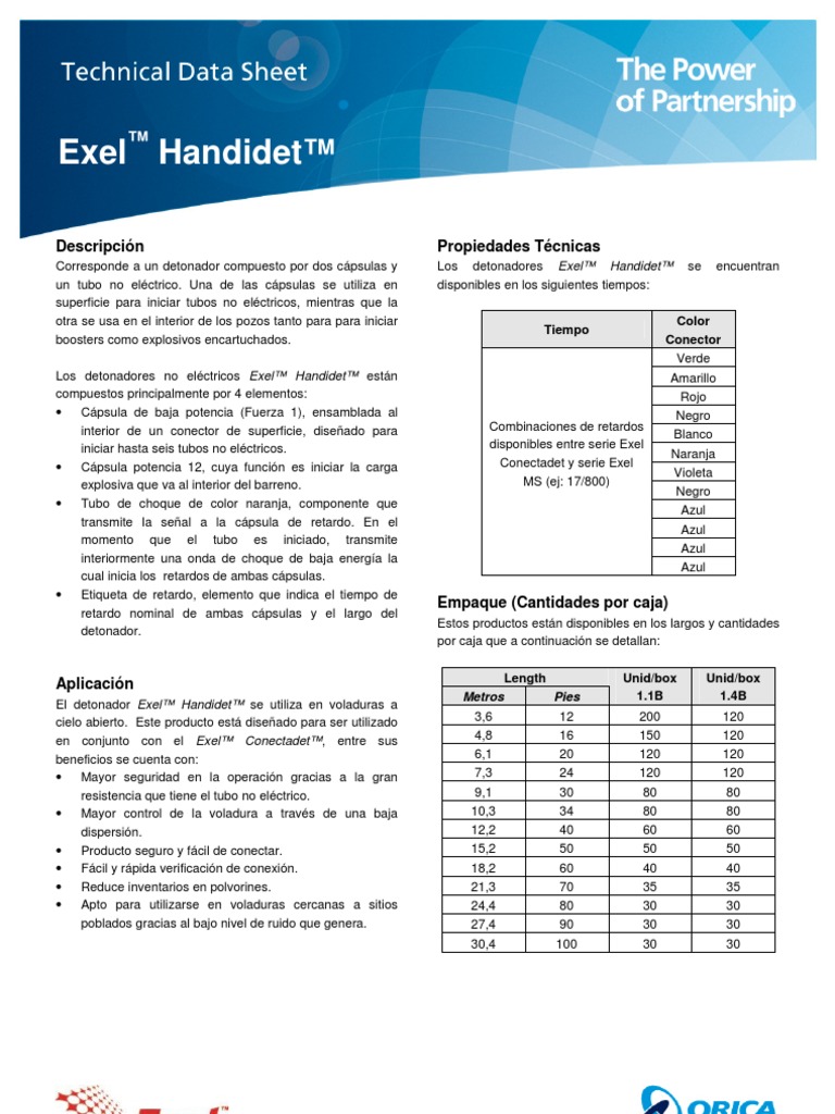Exel Handidet Spanish | PDF