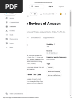 Consumer Reviews of Amazon Products