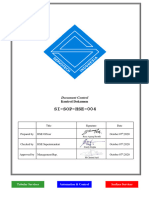 HSE SOP 004 Document Control