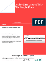 Checklist For Line Layout With VSM Single Flow - 21 March-2024