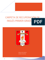 Carpeta de Recuperación - Primer Grado