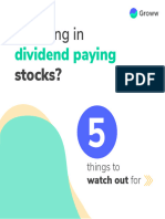 Watch Out While Investing