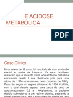 Jejum e Acidose Metabolic A