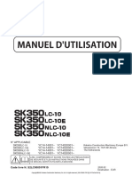 Manuel Utilisateur SK350LC-10E