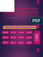 REE Board Examination Questions Compilation ESAS