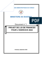 Document Num 1 Projet de Loi de Finances 2024
