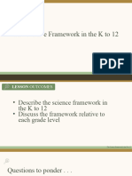TSEG Lesson 1 Science Framework in The K 12 LMS