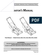 Perator S Anual: Push Mower - Model Series A00, A10, A20, B00, B10, & B20