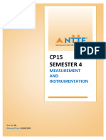 Measurement and Instrumentation