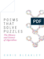 Poems That Solve Puzzles The History and Science of Algorithms