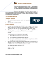 Equity Valuation Questions