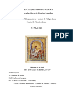 Programa V Coloquio Bizantino de La UBA