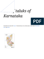 List of Taluks of Karnataka - Wikipedia