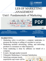 Chapter 1 Fundamentals of Marketing