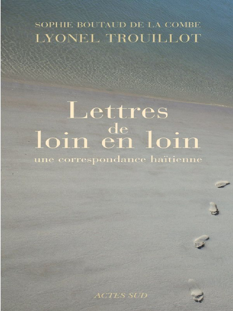 Correspondance entre Trouillot et Boutaud | PDF | Poésie