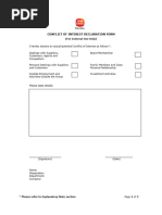 Conflict of Interest Declaration Form | PDF