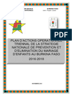 Burkina Faso Action Plan 2016 2018 Nov 2015