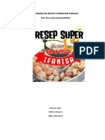 Resep Bakso Super Riset Ifanisa