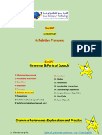 Relative Pronouns