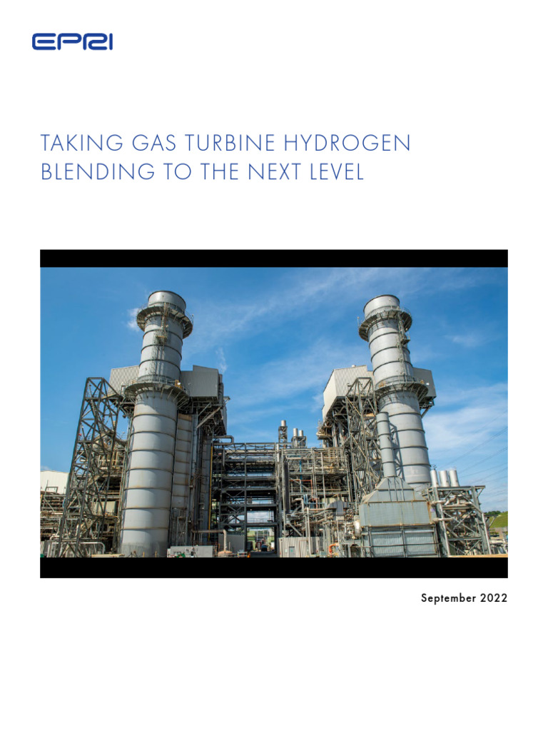 Taking Gas Turbine Hydrogen Blending To The Next Level | PDF ...