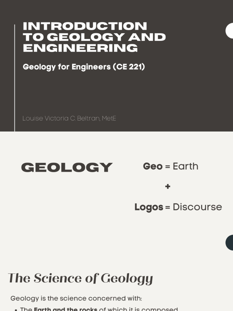 1 - Introduction To Geology | PDF