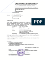 Form Laporan Pelatihan PTK U. Sekolah (27 Agustus 2022)