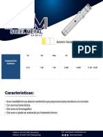 Caracteristicas:: Acero Inoxidable AISI 410