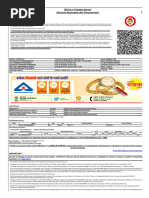 Irctcs E-Ticketing Service Electronic Reservation Slip (Personal User)