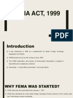Fema Act, 1999 & Fdi
