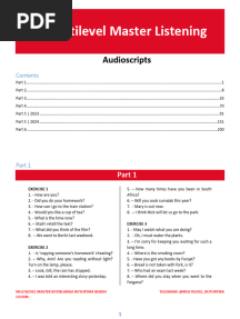 AUDIOSCRIPT MultilevelMaster Listening