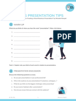 (SV) Presentation Tips