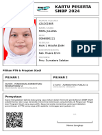 Kartu Peserta SNBP 2024: 424201985 Reza Juliana 0066890221 Man 1 Muara Enim Kab. Muara Enim Prov. Sumatera Selatan
