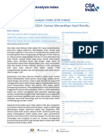 CSA Institute Capital Sensitivity Analysis Index Februari 2024 Pelaku Pasar Masih Wait and See